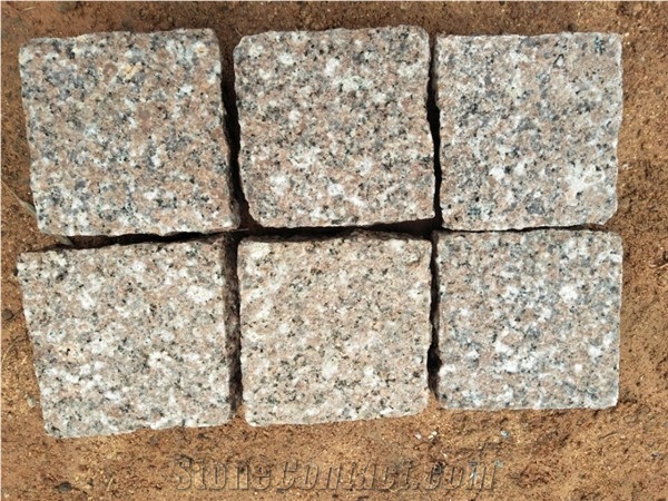G648 Chinese Red Granite Cube Stone & Paving Stone & Pavers