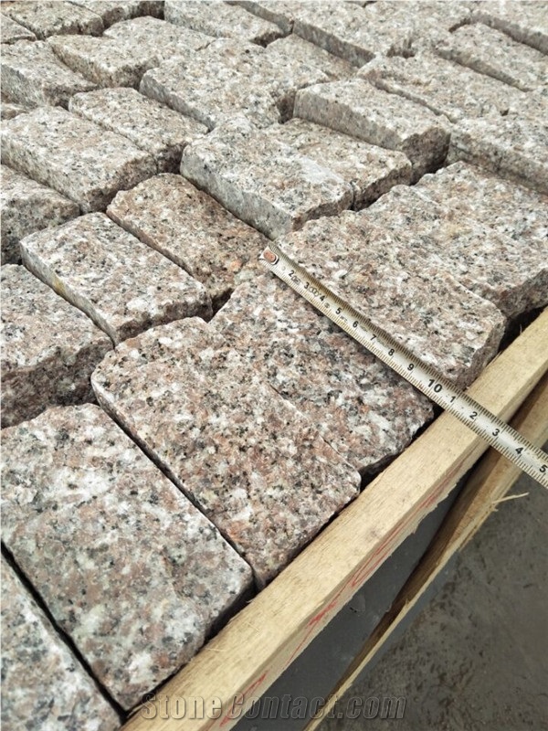 G648 Chinese Red Granite Cube Stone & Paving Stone & Pavers