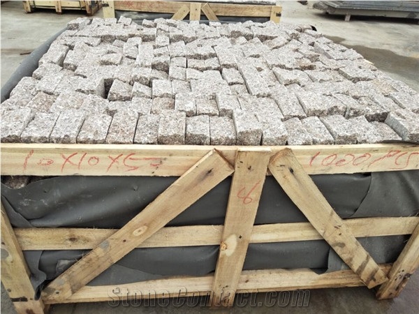 G648 Chinese Red Granite Cube Stone & Paving Stone & Pavers