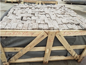 G648 Chinese Red Granite Cube Stone & Paving Stone & Pavers