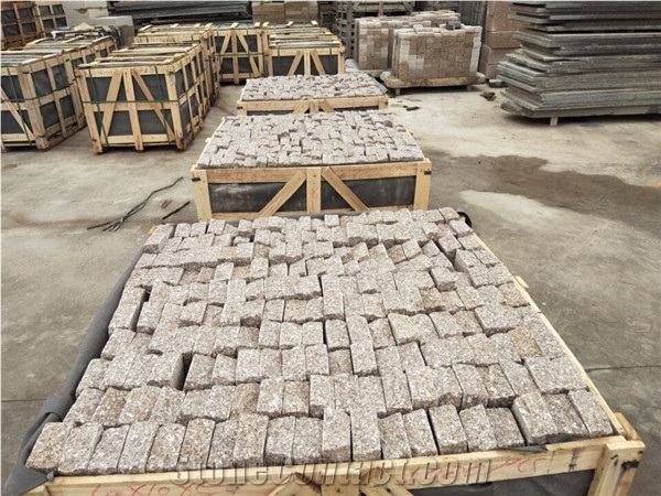 G648 Chinese Red Granite Cube Stone & Paving Stone & Pavers