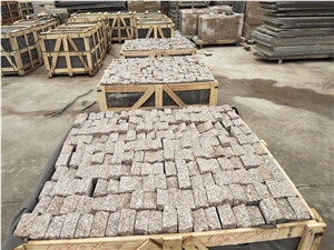 G648 Chinese Red Granite Cube Stone & Paving Stone & Pavers