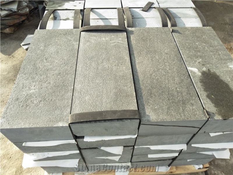 Good Price Chinese Black Basalt Paving Stone Flamed Surface