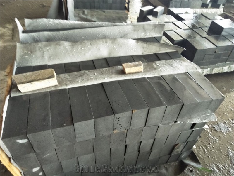 Good Price Chinese Black Basalt Paving Stone Flamed Surface