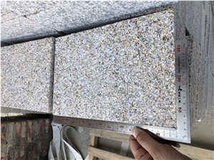 Yellow Granite Rustic Granite Paver Bush Hammer Finish Yellow Granite Rustic Granite Paver Bush Hammer Finish