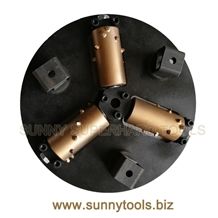 300mm with 3 Roller Bush Hammer Plates