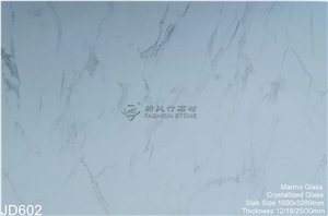Crystallized Glass Calacatta Marble Slab, Kitchens,Bathrooms,Construction