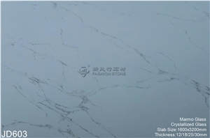 Crystallized Glass Stone Calacatta Marble Slab, Kitchens,Bathrooms,Construction
