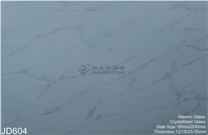 Crystallized Glass Stone Calacatta Marble Slab, Kitchens,Bathrooms,Construction