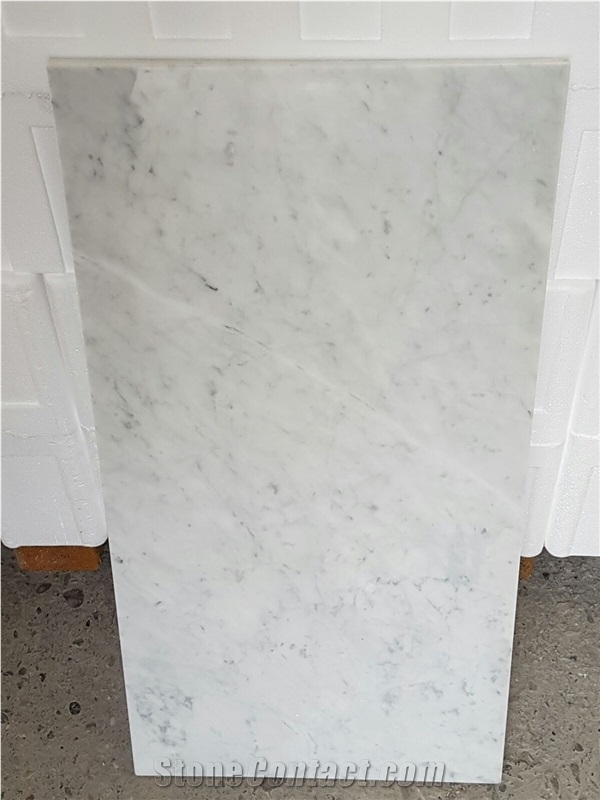 Bianco Carrara Commercial Marble Tiles