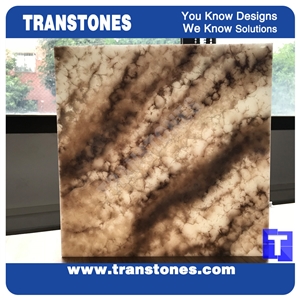 Faux Sheet Artificial Onyx Translucent Resin Panel