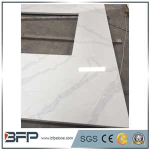 Calacatta Quartz Customized Countertop for Villa and Houses