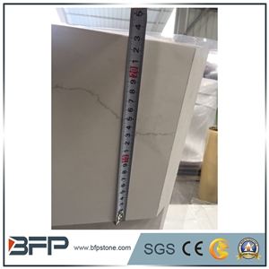 Calacatta Quartz Customized Countertop for Villa and Houses
