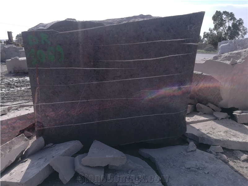 Thala Black Marble Block, Tunisia Black Marble