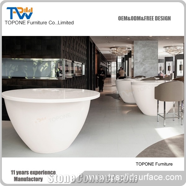 Artificial Marble Top Stainless Steel Frame Dining Table