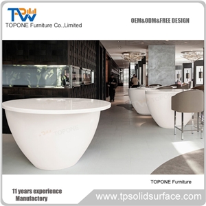Artificial Marble Top Stainless Steel Frame Dining Table