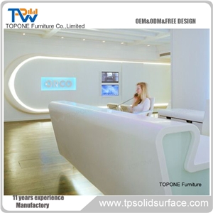 Artificial Marble Used Reception Desk Marble Reception Desk