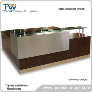 Artificial Marble Used Reception Desk Marble Reception Desk