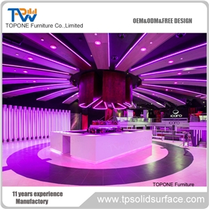 Artificial Stone Customized Reception Counter/Hotel Reception Desk