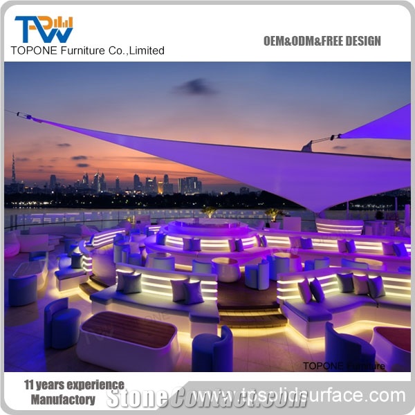Manufacturer for Artificial Marble Led Bar Furniture,Luxury Led Bar
