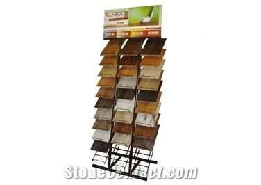 Hardwood Tile Sample Stands Wire Display Racks for Ceramic Tile