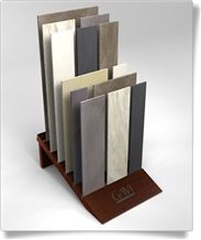 Hardwood Tile Stands Showroom Display Racks for Stone