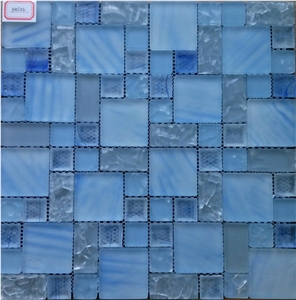 Blue Glass Mosaic Tile