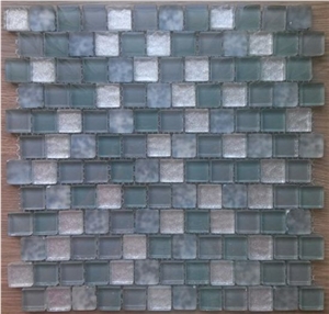 Crackle Crystal Glass Mosaic Tile
