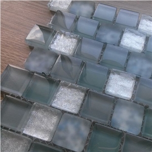 Crackle Crystal Glass Mosaic Tile