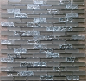 Crackle Crystal Glass Mosaic Tile Crackle Crystal Glass Mosaic Tile