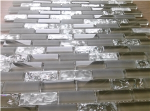 Crackle Crystal Glass Mosaic Tile