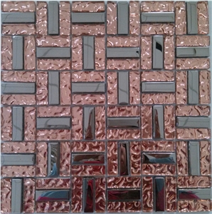 Galvanized Glass Mosaic Tile Galvanized Glass Mosaic Tile