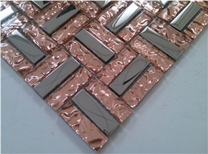 Galvanized Glass Mosaic Tile