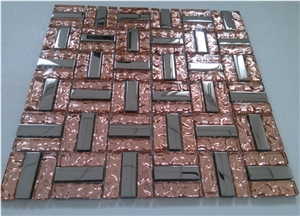 Galvanized Glass Mosaic Tile