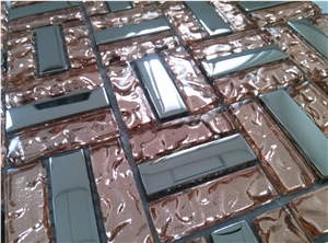 Galvanized Glass Mosaic Tile