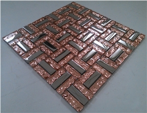 Galvanized Glass Mosaic Tile