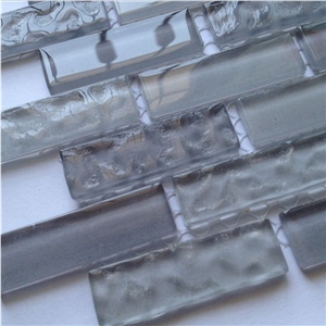 Grey Crystal Glass Mosaic