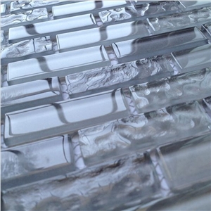 Grey Crystal Glass Mosaic