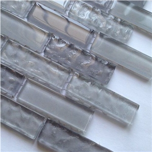 Grey Crystal Glass Mosaic