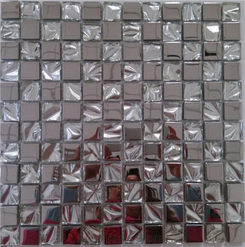Grey Glass Mosaic