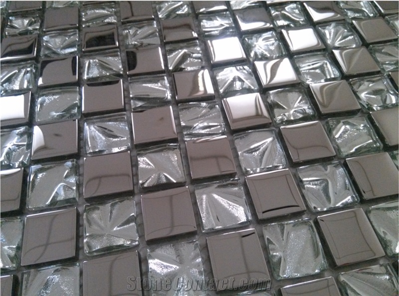 Grey Glass Mosaic