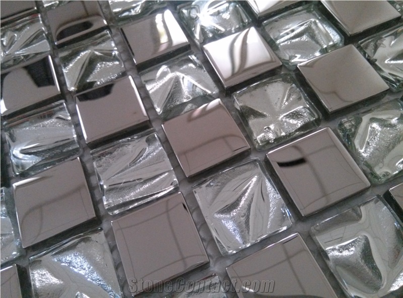 Grey Glass Mosaic