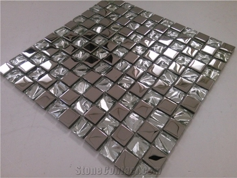 Grey Glass Mosaic