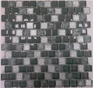 Square Crystal Glass Wall Mosaic Tile Square Crystal Glass Wall Mosaic Tile