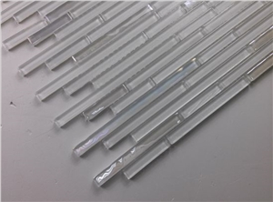 Supper White Glass Mosaic Tile