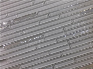 Supper White Glass Mosaic Tile