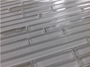 Supper White Glass Mosaic Tile