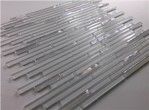 Supper White Glass Mosaic Tile