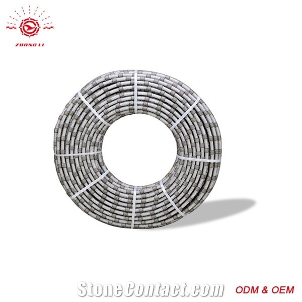 11.5mm 10.5mm Rubber Diamond Wire Saws for Granite Quarrying