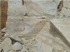 Beige Travertine Block, Pakistan Beige Travertine